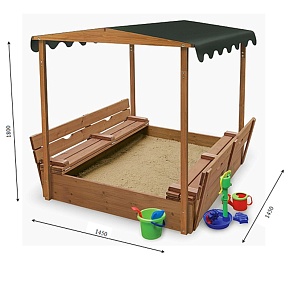 Песочница деревянная