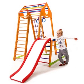 Детский спортивный комплекс  BambinoWood Plus 1-1