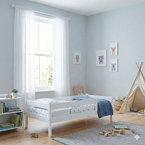 Дитячі ліжка від 3 років ЛіжкоТиша 90х200 Біла
