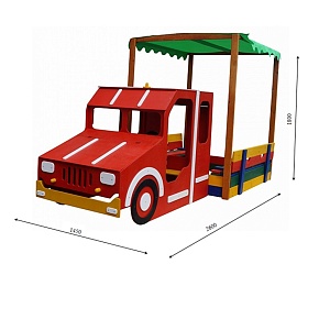 Песочница - Пожарная машина