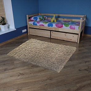 Подростковая кровать лаковая  babyson 1 с ящиком 80x190см